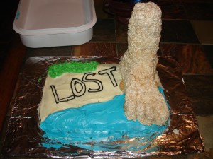 LOST premiere party cake
